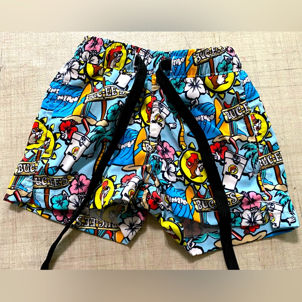 BUC- ees boys swim trunks 3 to 6 months with liner very good condition